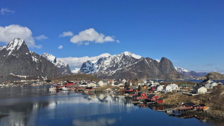 Landscape of Reine in Lofoten. Photo: David Nikel.