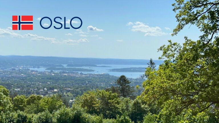 Oslo panorama from the hills above the city. Photo: David Nikel.