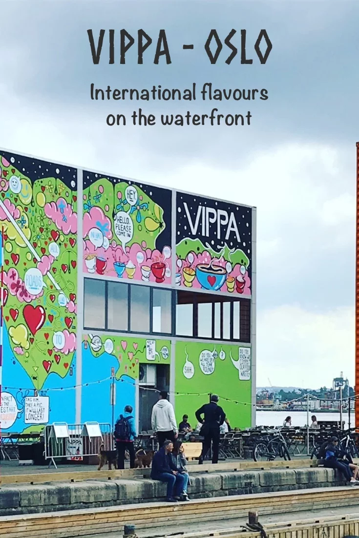 Street food at Vippa: Oslo's social integration and entrepreneurship project on the waterfront.