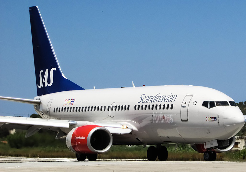 SAS Scandinavian Airlines jet