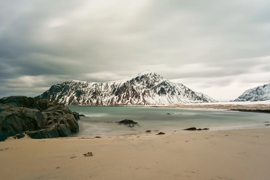 Skagsanden beach in Lofoten