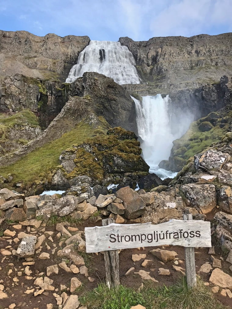 Strompgljufrafoss in Iceland