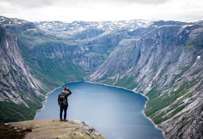 Hiking to Trolltunga in Norway