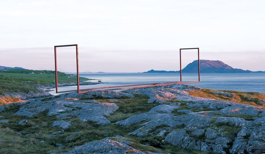 One of the Artscape Nordland collection of public art