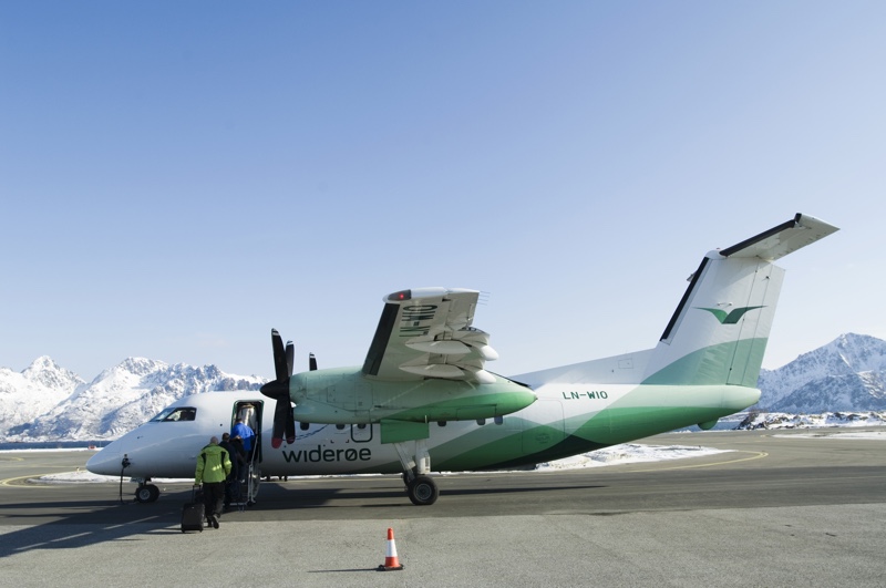 Widerøe Bombardier Dash 8-100 Aircraft