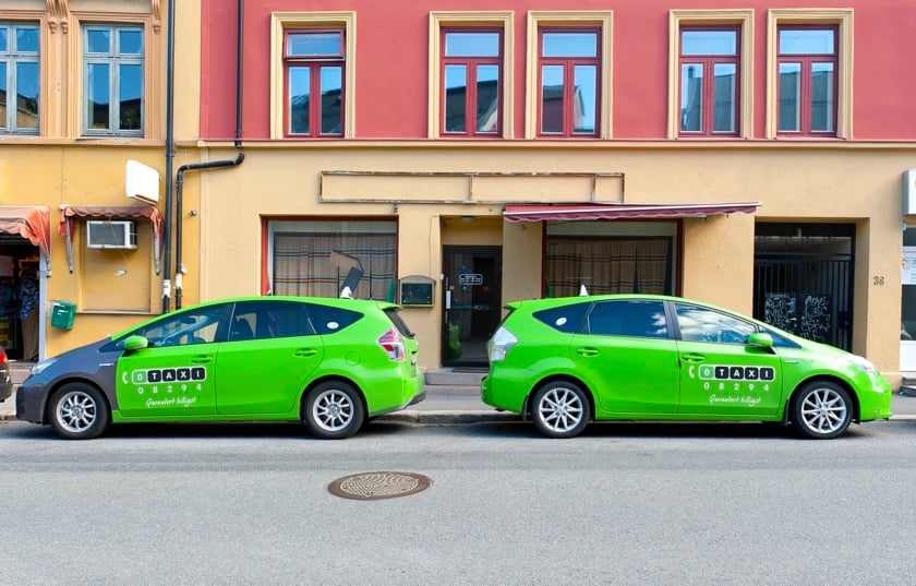 Green taxis in Oslo