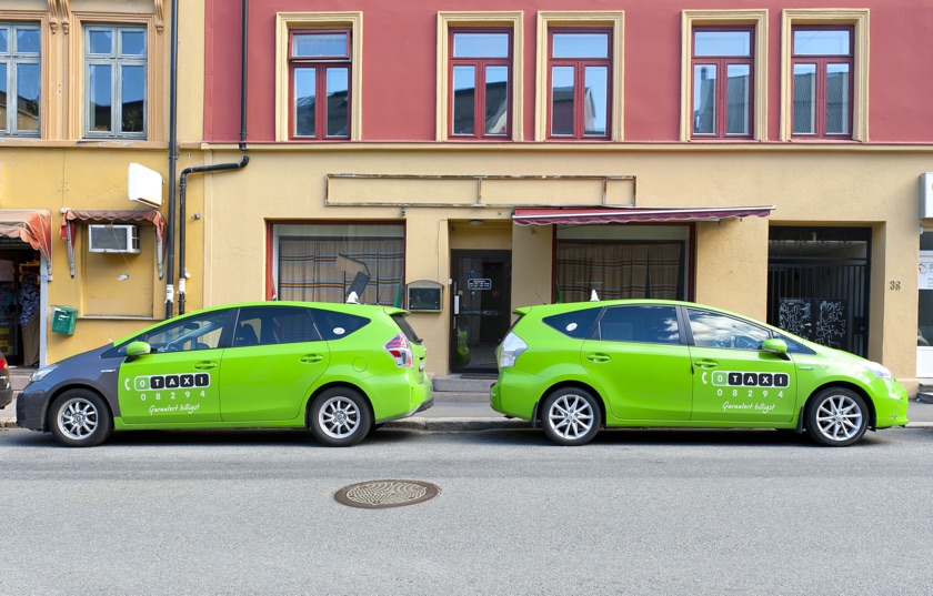 Green taxis in Oslo