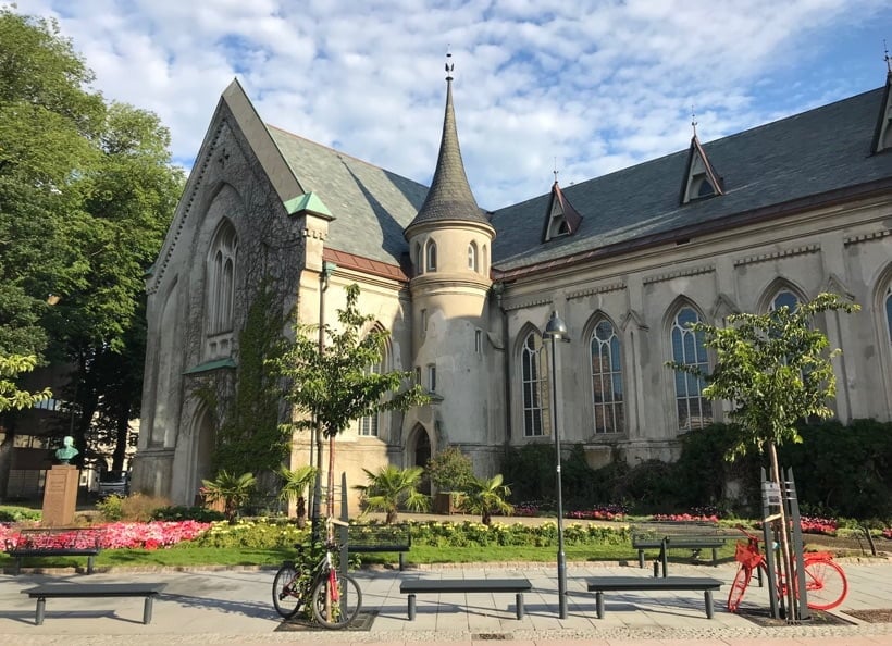 Kristiansand Cathedral on the town square