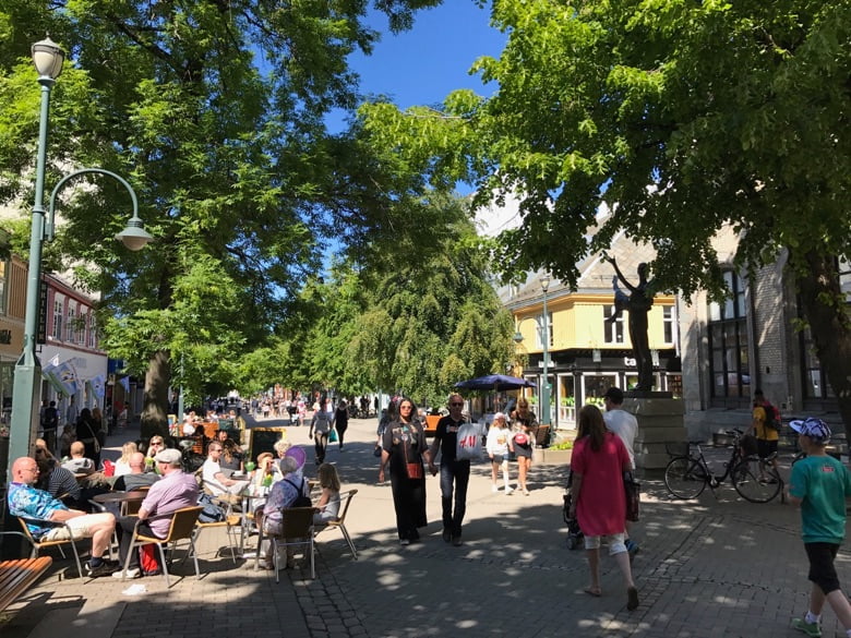 Nordre gate in Trondheim.