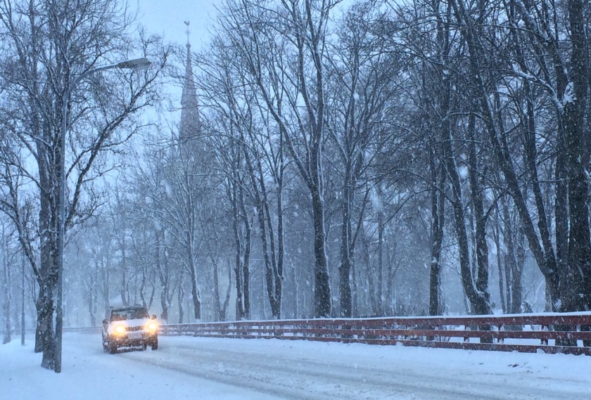 Winter driving in Norway