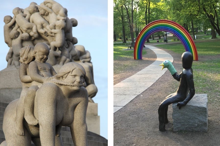 The Sculpture Parks of Oslo, Norway
