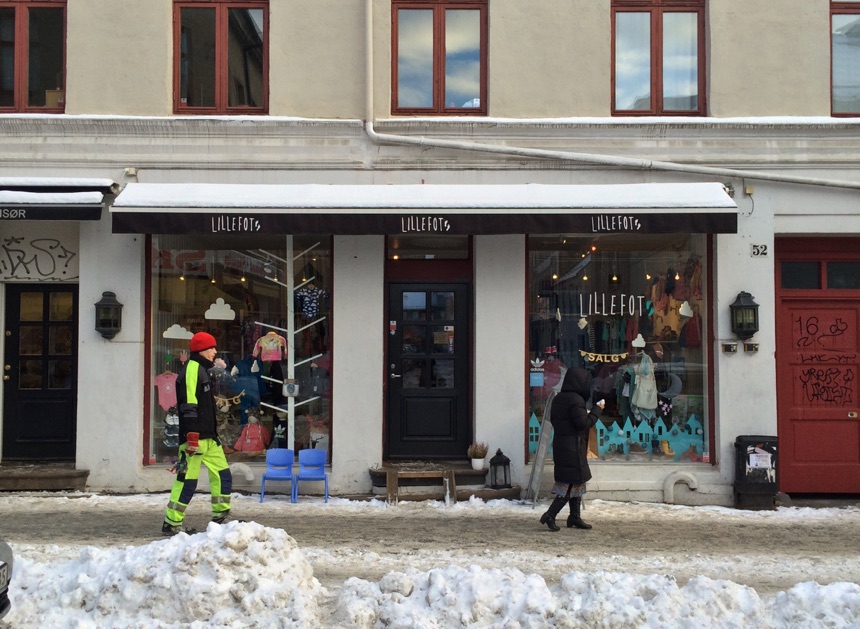 Shop front in Grünerløkka, Oslo