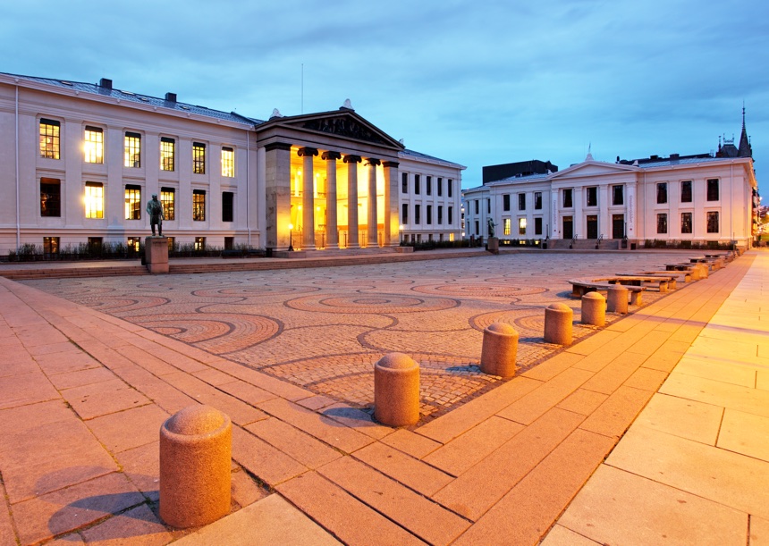 University Square in Oslo, Norway