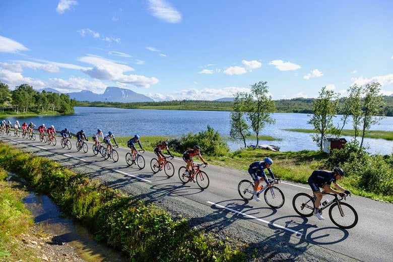 Arctic Race of Norway cyclists