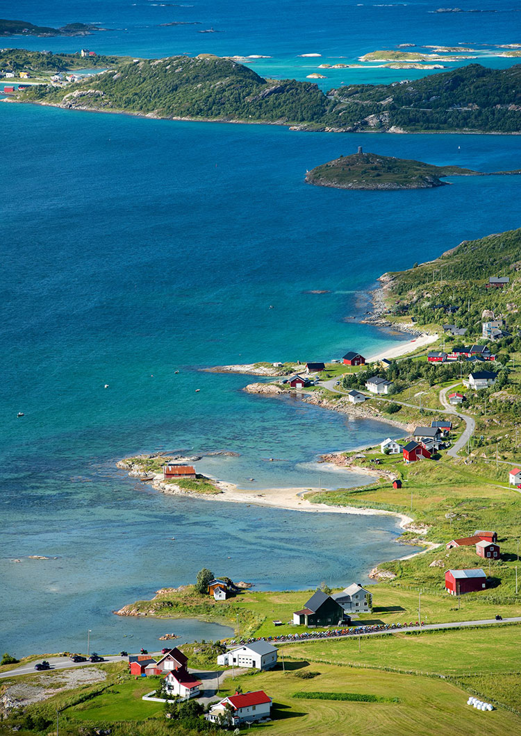 Cycling through stunning scenery in Northern Norway