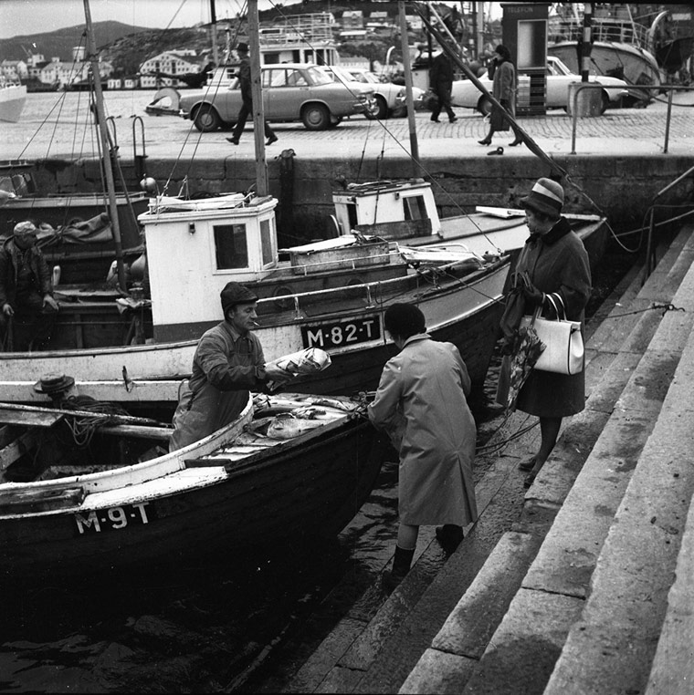 Historic fishing port in Kristiansund