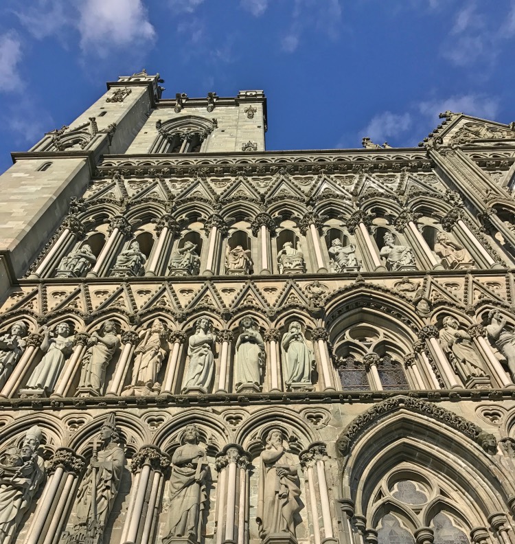 Nidaros Cathedral close-up