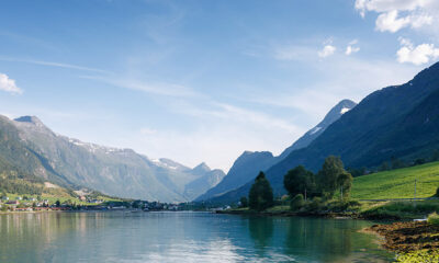 The village of Olden on the Nordfjord in Norway