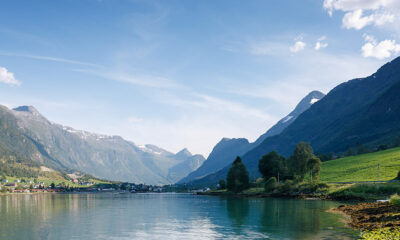 The village of Olden on the Nordfjord in Norway.