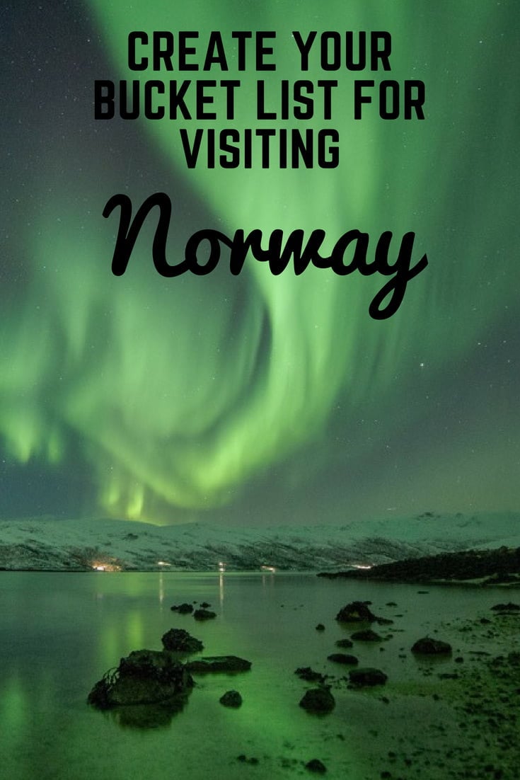 Create your travel bucket list for visiting Norway: From the northern lights to kayaking on a fjord, this list is full of inspiration for your next Scandinavian adventure.
