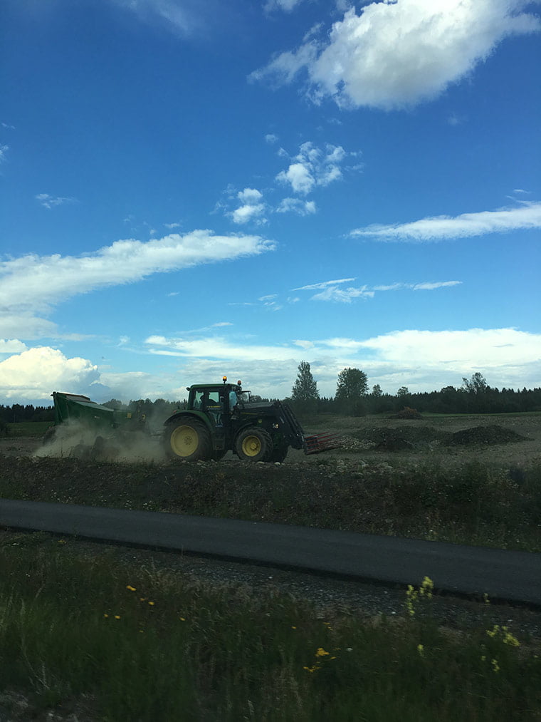 Very dry farm in Norway