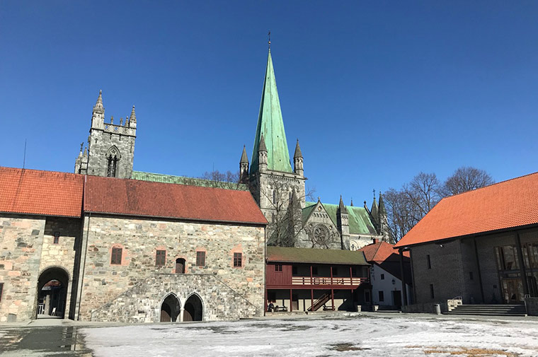 Archbishop's Palace in Trondheim, Norway