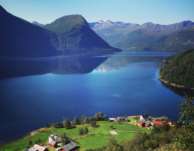 Beautiful Norwegian landscape