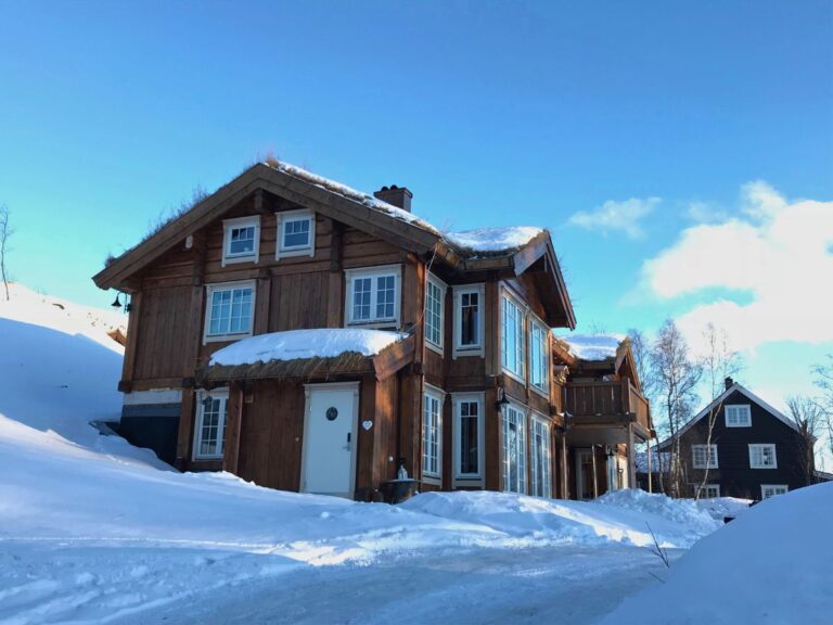 Large rental accommodation in Oppdal, Norway. Photo: David Nikel.