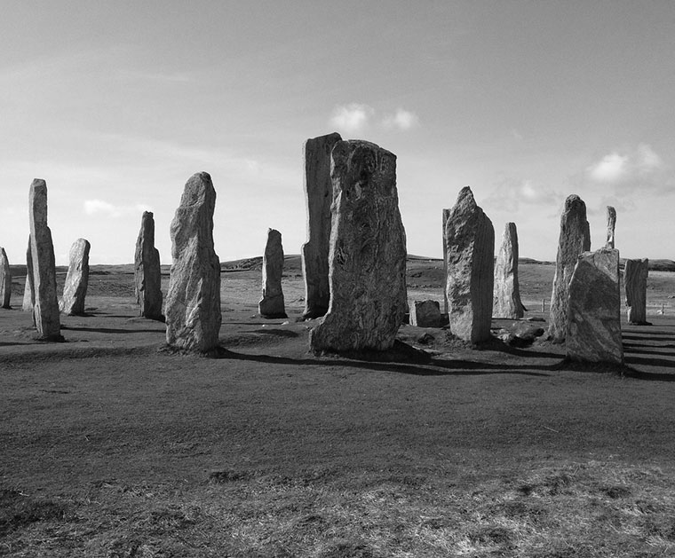 The standing stones of the Outer Hebrides, Scotland