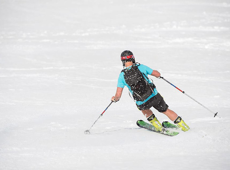 Summer skiing is possible in Stryn.