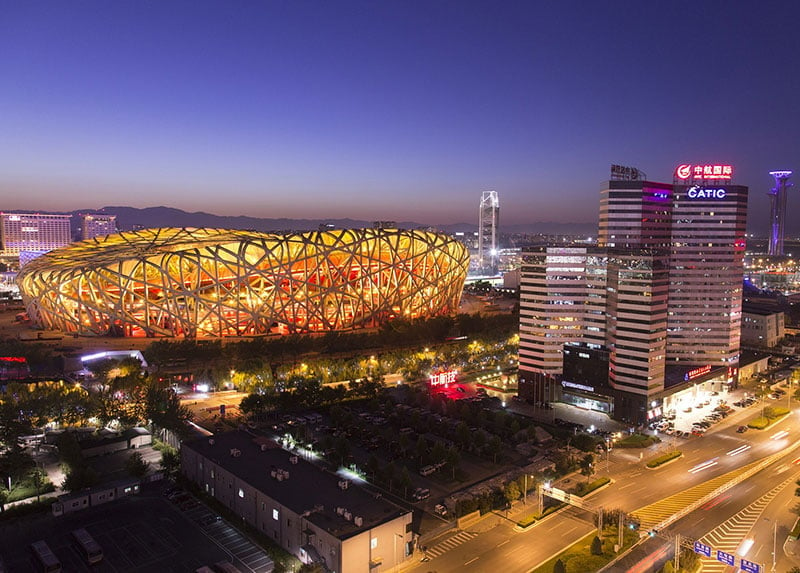 Olympic Stadium in Beijing, China