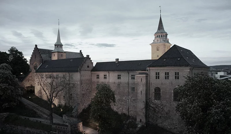 Haunted Akershus Castle in Oslo. Norway