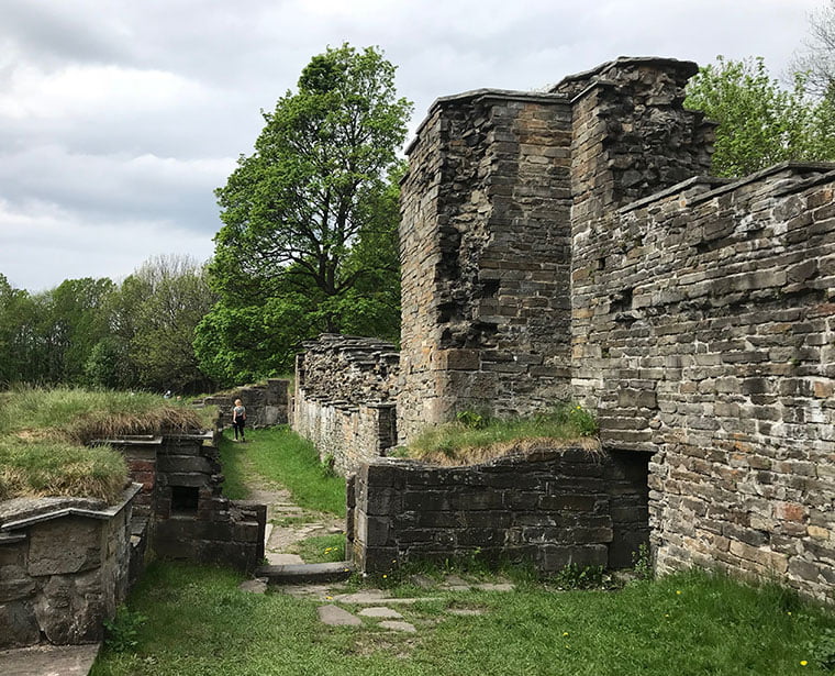 The monastery ruins on Hovedøya island just outside Oslo in Norway