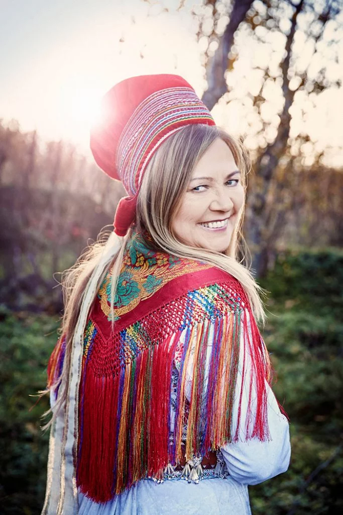 The Norwegian sami singer Mari Boine