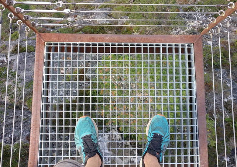 Stepping out on Rampestrekken in Norway