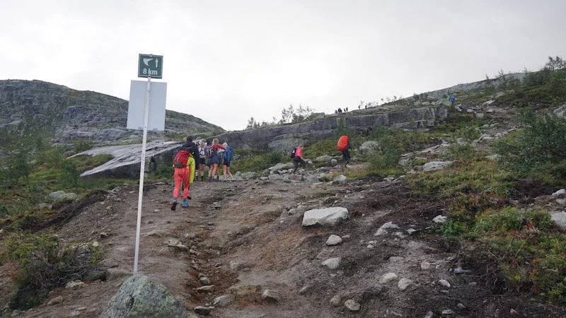 The Trolltunga hike can be tough