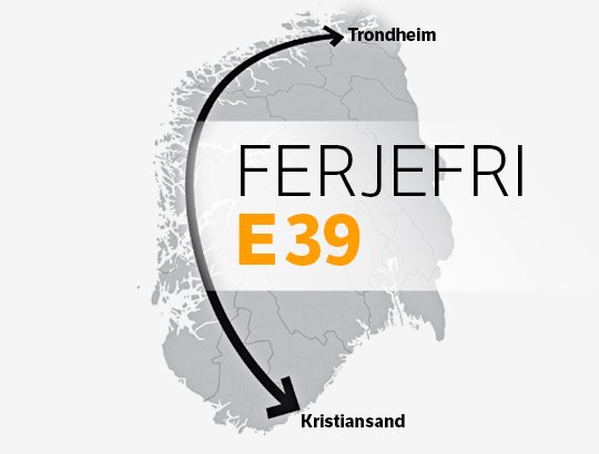 Ferry-free E39 route in Norway