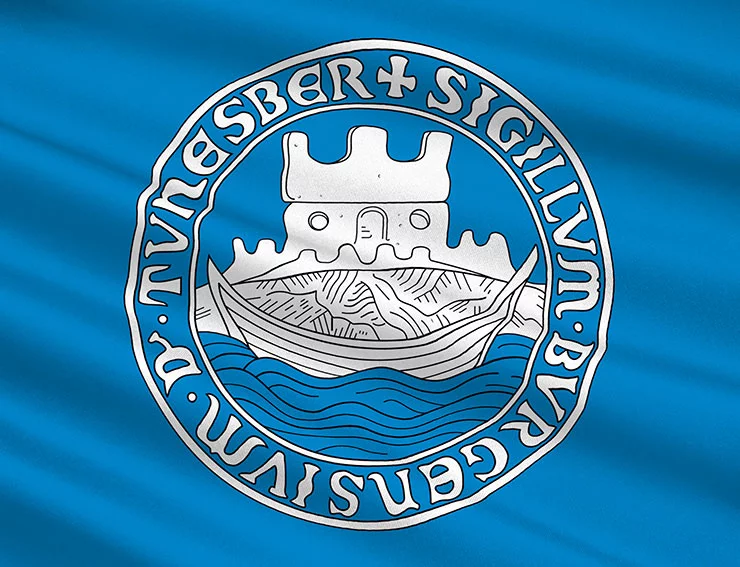 Flag of Tønsberg in Norway