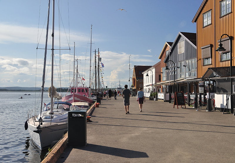 A walk along Tønsberg wharf in Norway