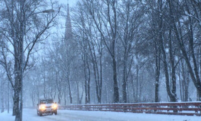 Winter driving conditions in Norway