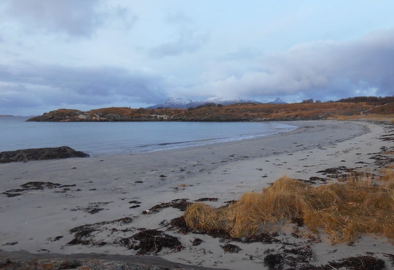 Løpsvika is one of the great beaches near Bodø in northern Norway