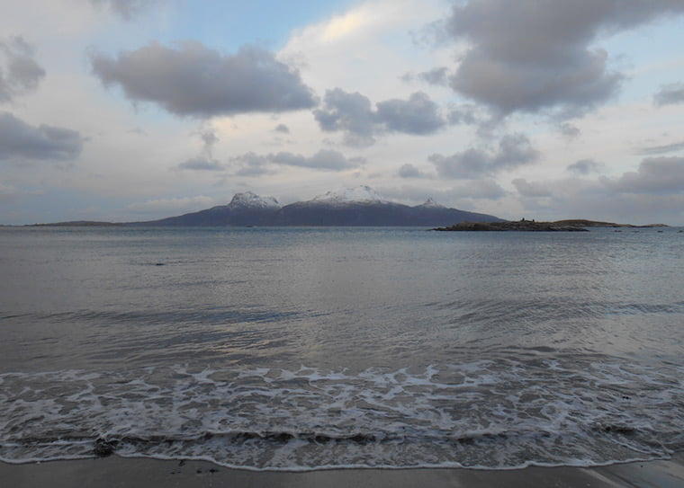 Shoreline near Bodø in Arctic Norway