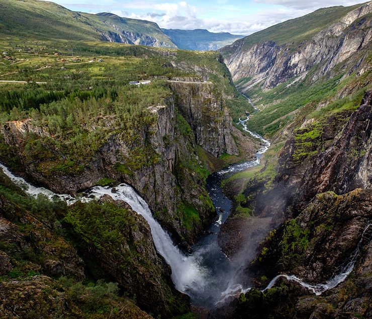 Cascada Vøringsfossen din Norvegia