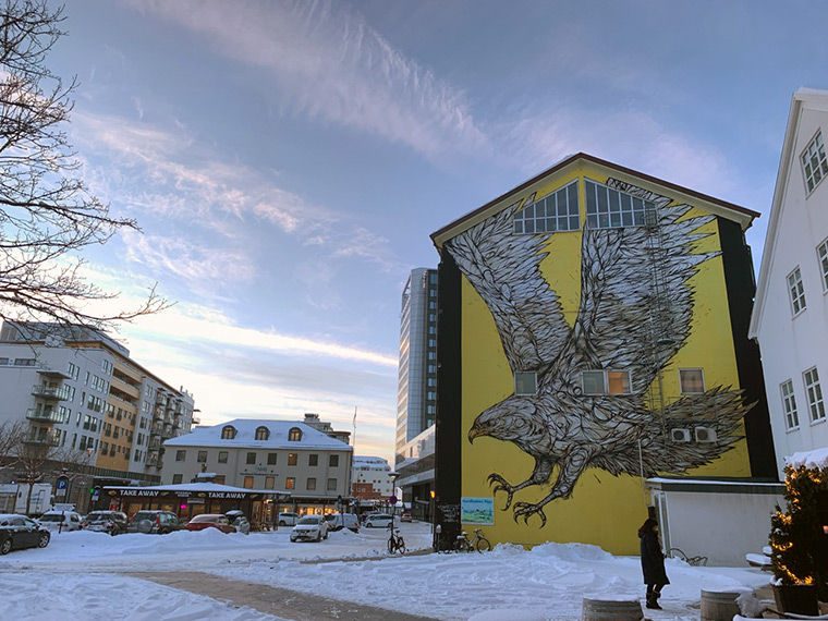 Some of the street art in Bodø, Norway