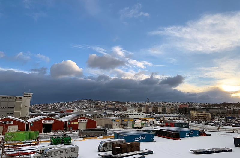 Cargo terminal in Trondheim