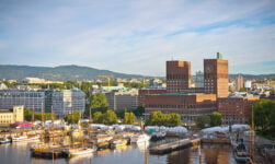 The green waterfront of Oslo, Norway