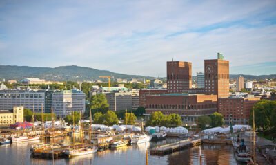 The green waterfront of Oslo, Norway