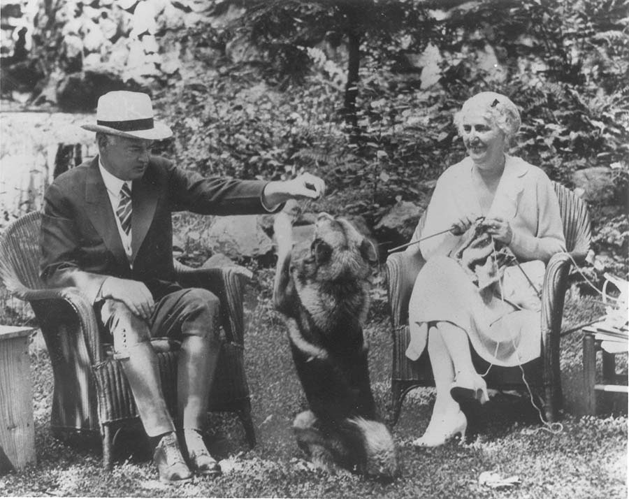 Herbert and Lou Hoover with Weejie