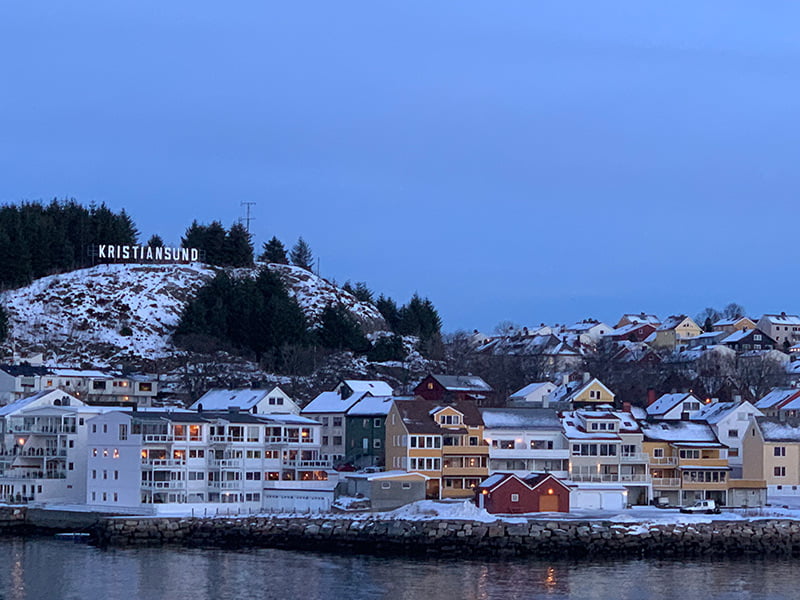 Kristiansund town sign