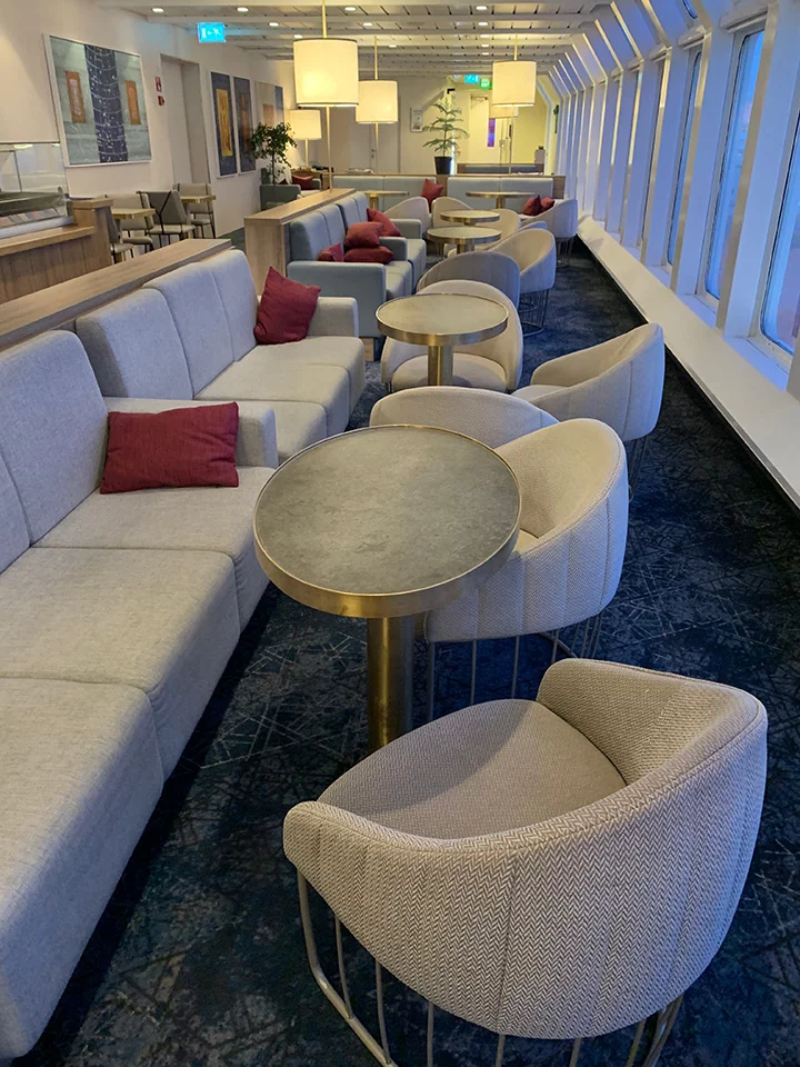Lounge on the MS Nordnorge